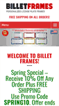 Mobile Screenshot of billetframes.com